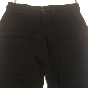 Large black Guess loose fit cinched leg pants joggers